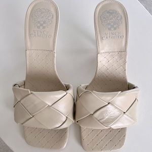 Vince Camuto Bone Leather Brelanie Braided Strap Sandal